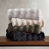 20"x20" Riverbrook Home Wavy Faux Fur Square Throw Pillows Tan - 2 of 3