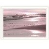 HomeRoots Breakfast On The Beach White Framed Print Wall Art - 4 of 4