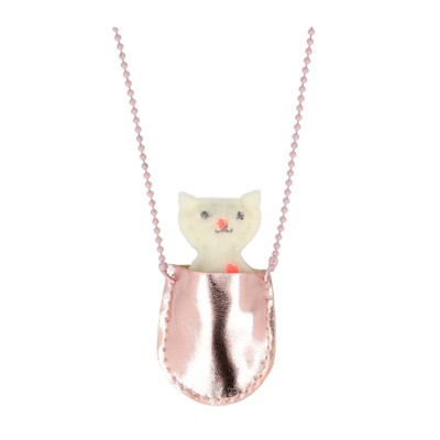 Meri Meri - Cat Pocket Necklace - Necklaces - 1ct