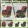 Gymojoy Outdoor Swivel Patio Chairs All-Weather Patio Swivel Glider Chairs Set of 2 - 4 of 4