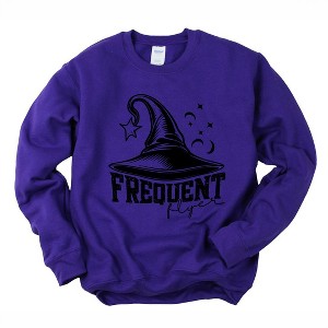 Simply Sage Market Women's Graphic Sweatshirt Frequent Flyer - 1 of 4