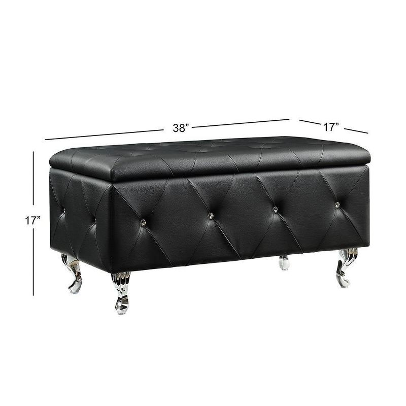 Crystal Tufted Storage Bench - Christies Home Living
, 2 of 11