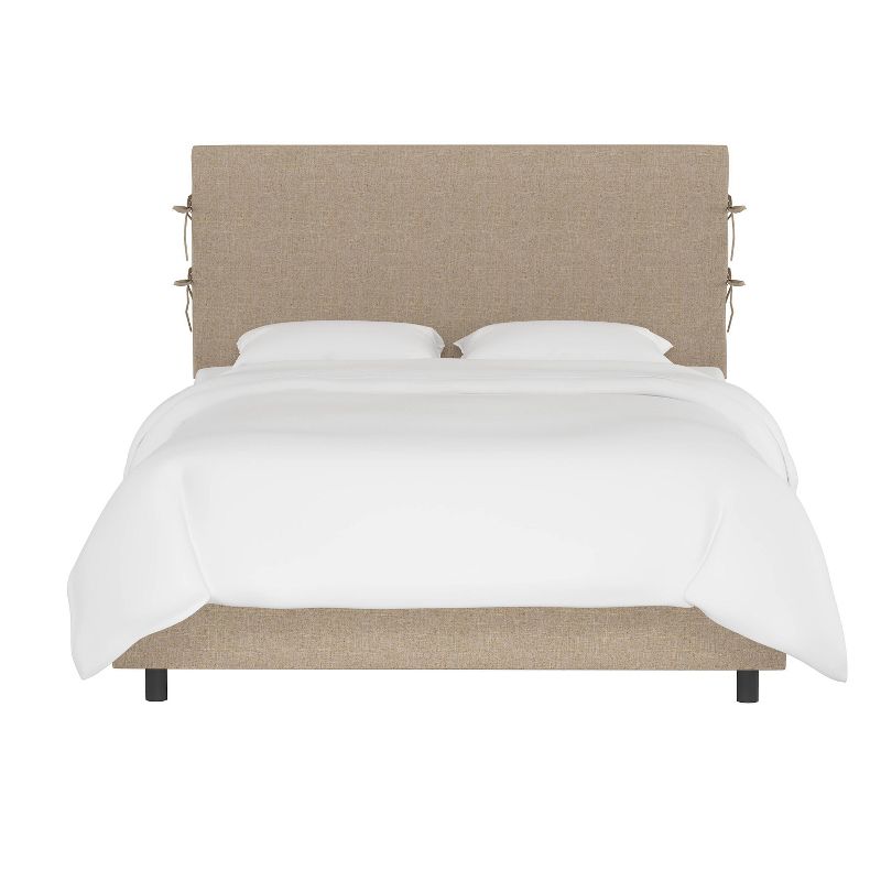 Skyline Furniture Meridan Slipcover Linen Bed, 3 of 7