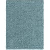 Unique Loom Solid Shag Solid Indoor Woven Area Rug - 2 of 4