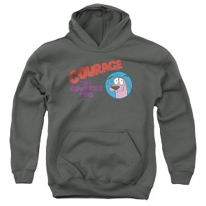 Boys’ Courage The Cowardly Dog Courage Logo Hooded Sweatshirt - 1 of 4