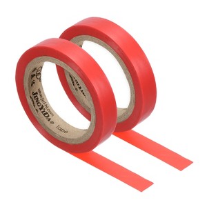 Unique Bargains PVC Thin Sticky Seal Tennis Badminton Racket Accessories Grip Finishing Tapes 26Ft 2 Pcs - 1 of 4