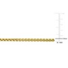 EVERLY JEWELRY | Yellow Plated Sterling Silver 2.2mm Box Link Bracelet, 7.5 inch - 2 of 4
