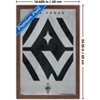 Trends International WNBA Las Vegas Aces - Logo 25 Framed Wall Poster Prints - 3 of 4