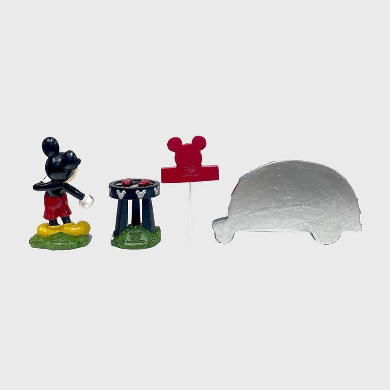Disney 4pc Polyester/Stone Mickey Mouse Miniature Garden Set, 4 of 7