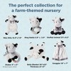 Bearington Gilly 18 Inch Cow Stuffed Animal Plush Loveys Security Blanket for Baby Boys and Girls - 4 of 4