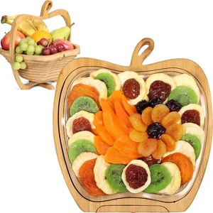 Dried Fruit Gift Basket by It's Delish – Bamboo Wood 3-in-1 Gift - 1 of 1