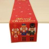 Unique Bargains Christmas Table Runner Nutcracker Soldier Polyester Red 71x14 Inch 1 Pc - 4 of 4