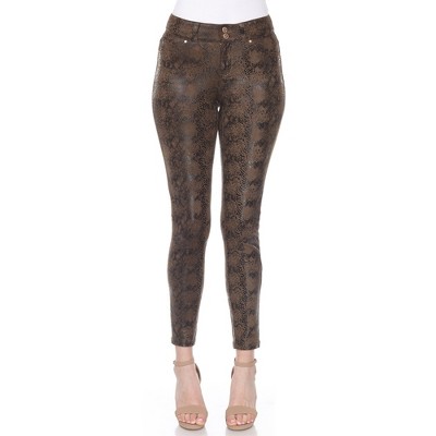 Women's Faux Suede Snake - White Mark