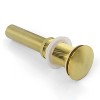 Chery Life 2 Pcs Bathroom Sink Drain without Overflow, Vessel Sink Lavatory Vanity Pop Up Drain Stopper, 304 Stainless Steel - 2 of 4