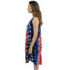 Riviera Sun American Flag Women's Summer Dress – Patriotic Swimsuit Cover-Up & Beach Vacation Outfit - 2 of 2