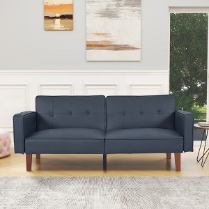 IULULU Sofa Bed, Convertible Memory Foam Futon  Couch for Living Room - 1 of 4