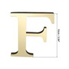 Unique Bargains Self-Adhesive Letter Acrylic Alphabet Mirror Wall Stickers - 2 of 4