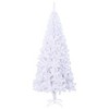 Aghana Digitals 8 ft White Artificial Christmas Tree with 1300 Lifelike PVC Branches, Sturdy Metal - 3 of 4