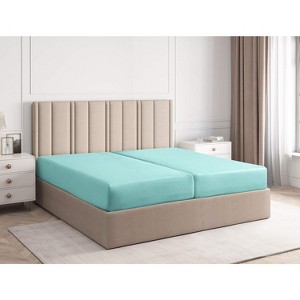Premium Fitted Sheet Ultra Soft & Breathable - Deep Pocket for 8"-16" Mattresses - CGK Linens - 1 of 4