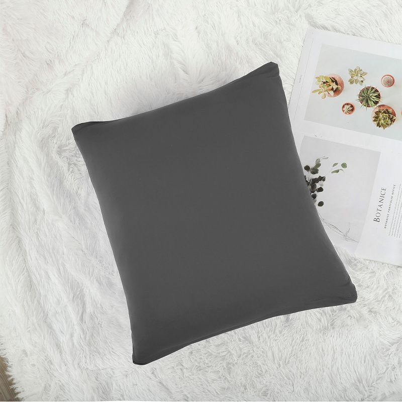 PiccoCasa Home Elastic Zip Up Sofa Seat Polyester Pillowcase Cushion Cover Pad, 4 of 7