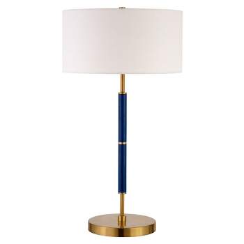 Hampton & Thyme 25" Tall 2-Light Table Lamp with Fabric Shade