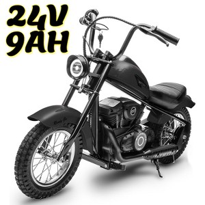 Jojoka Electric Motorcycle for Kids, 24V 250W Dirt Bike, Two Speed Modes up to 14MPH, Dirt Bike with LED Lights, Ride for Teens - 1 of 4