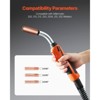 VEVOR 250Amp Mig Welding Gun with 15FT Cable, Compatible with Millermatic 200, 210, 212, 250, 250X, 251, 252 Welders, Black - 3 of 4