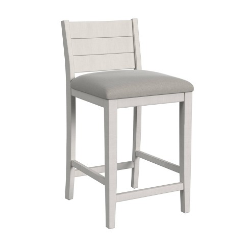 White wood best sale counter height chairs