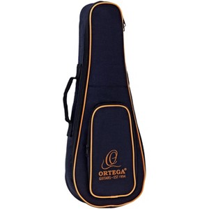 Ortega Guitars Soprano Ukulele Economy Gig Bag - 10 mm Soft Padding - Black - 1 of 3