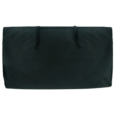 Green Oval 8-Player Folding Poker Table Topper with Chip Trays