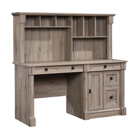 Palladia Computer Desk With Hutch Split Oak Sauder Target