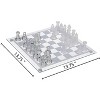 Gamie 14" Premium Glass Chess Set - 2 of 4