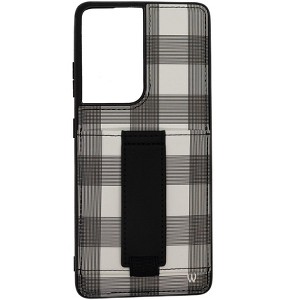 Walli Cases Plaid To Meet You Phone Case with Wallet and Finger Strap - 1 of 4