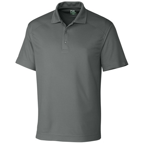 Cutter & Buck CB Drytec Genre Textured Solid Mens Polo - Cutter & Buck