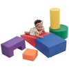 ECR4Kids SoftZone Crawl and Climb Playtime Playset, Building Blocks, 6-Piece - 3 of 4