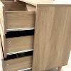 Racxily 59.06" Rattan Storage Cabinet - 6 Rattan Drawers50lbs Top Capacity, Modern Natural Style for Bedroom/Living Room | MDF Build, Anti-Tipping - 3 of 4