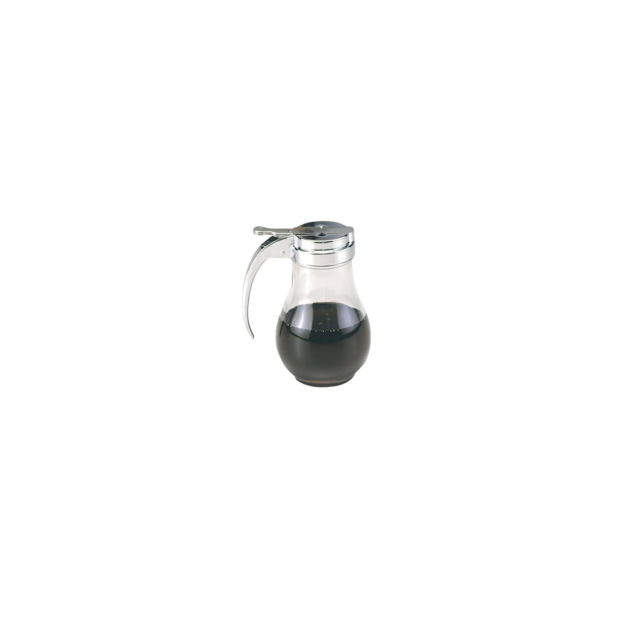 Norpro Silver/Clear Glass/Steel Syrup Dispenser 12 oz