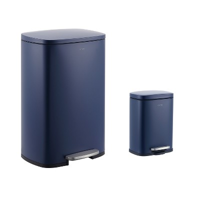 Happimess Connor Rectangular 13-gallon Trash Can With Soft-close Lid ...