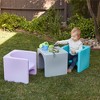 ECR4Kids Tri-Me Adaptable Kids Cube Chair, Indoor Outdoor Plastic, 3-in-1 Multipurpose Table/Seat - 4 of 4