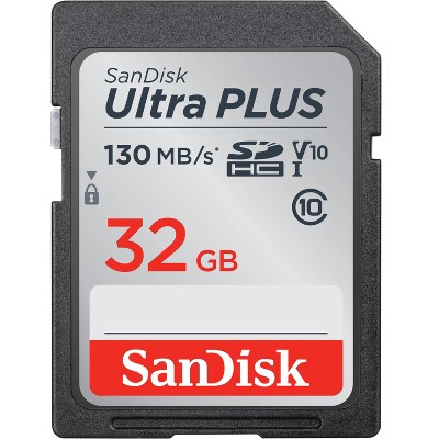 Sandisk Ultra Plus 32gb Sd Memory Card : Target