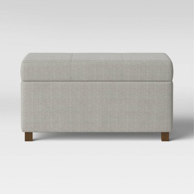 target white ottoman