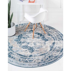 Unique Loom Sofia Salle Garnier Border Indoor Woven Area Rug - 1 of 4