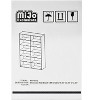 Showcase 12 Car Display Case Wall Mount with Clear Back Panel and Extra Space "Mijo Exclusives" for 1/64 Scale Models - 3 of 3