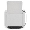 Evolur Raleigh Upholstered Plush Seating Swivel Glider - 4 of 4