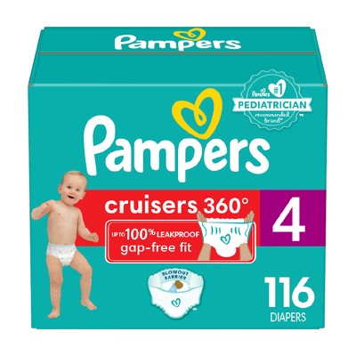 Pampers Cruisers 360 Diapers - (Select Size and Count)