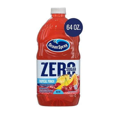 Ocean Spray® 64oz Zero Sugar Tropical Punch Juice, Pack of 2