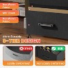 BestMassage 5/8/9-Drawer Fabric Dresser with Wood Top Versatile Storage Cabinet Organizer with Steel Frame - 4 of 4
