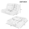 NicBex Modern Convertible Fold-Out Single Sofa Bed, Comfy Bean Bag Chair for Adults in Living Room, Left Part of the Complete Product - 2 of 4