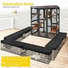 Large Outdoor Cat House, Cat Cage, and Cat Enclosure, Cat Paradise, Suitable for Multiple Cats to Play, with a Small House and Platform - 4 of 4