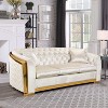 NicBex 81.1 Inch 3 Searter Sofa Couch with Soft Cushion Upholstered Leisure Couch with 2 Pillows for Living Room - 2 of 4